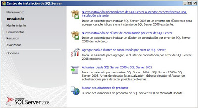 Instalar Microsoft SQL Server 2008 Express with Advanced Services x64 en Microsoft Windows Server 2008 R2 x64