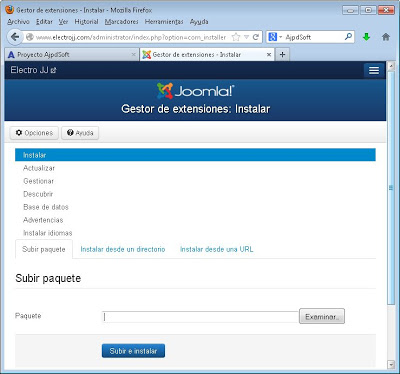 Añadir sección Mapa del sitio (sitemap) a sitio web con Joomla! 3.0