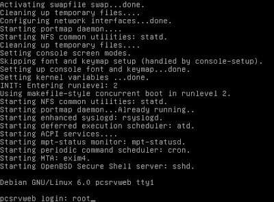 Instalar Linux Debian 6 sin modo gráfico en un equipo viejo