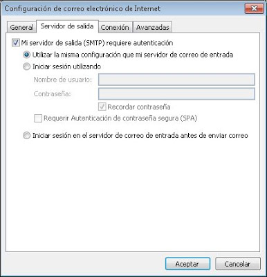 Solución al error 530 Authentication required to send mail from xxx