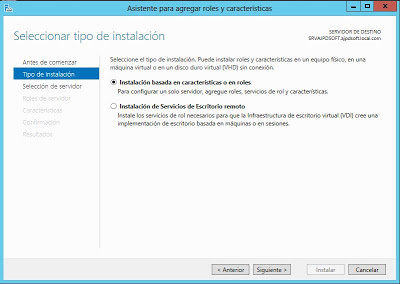 Instalar rol Hyper-V en Microsoft Windows Server 2012
