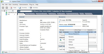 Editar parámetros de configuración de fichero vmx de máquina virtual VMware ESX