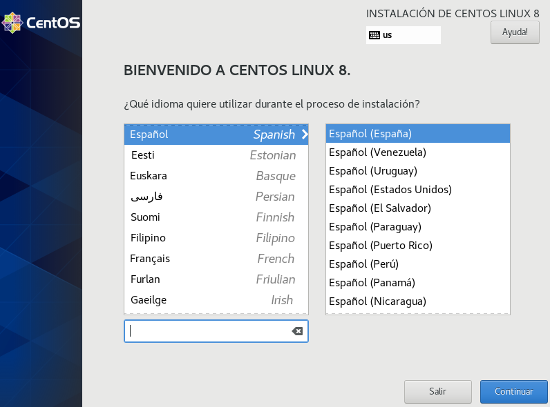 Instalar Linux CentOS 8 (válido para Red Hat y Fedora) con las opciones mínimas y cifrado