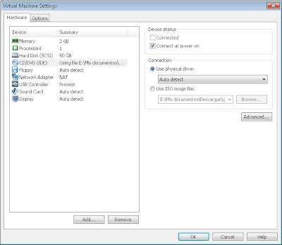 Cambiar tamaño partición / raíz virtual ext4 con GParted en VMware Workstation