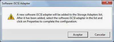 Añadir adaptador iSCSI a servidor VMware ESXi