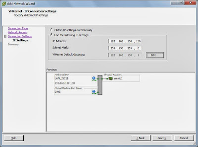 Aprovisionamiento de red independiente para conexión iSCSI en servidor VMware ESXi