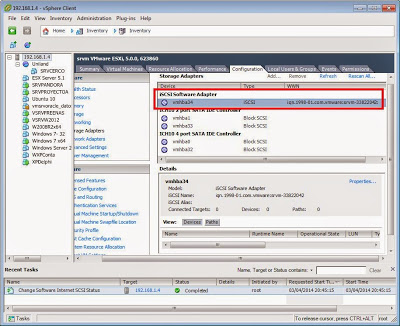 Presentación de disco duro de SAN FreeNAS a servidor VMware ESXi mediante iSCSI