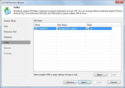 Restaurar copia de seguridad VMware con Veeam Backup & Replication