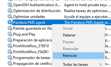 Activar modo debug depuración en cliente Pandora FMS Agent