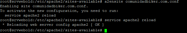 Configurar Apache para permitir varios sitios web en un mismo servidor Linux Ubuntu