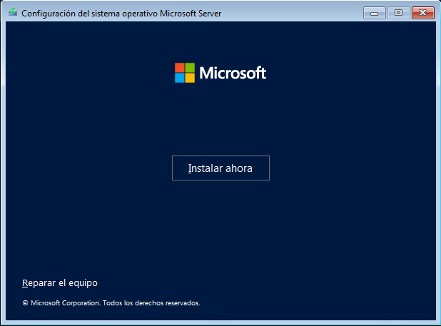 Instalar Windows Server 2022