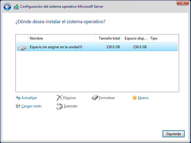 Instalar Windows Server 2022
