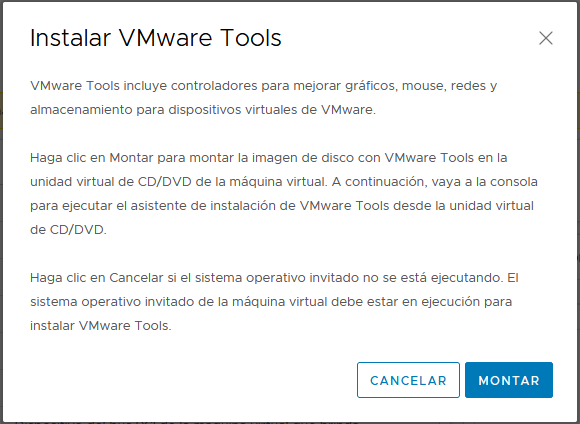 Instalar VMware Tools en Windows Server 2019