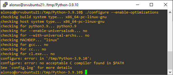 Instalar la última versión de Python en Linux Ubuntu