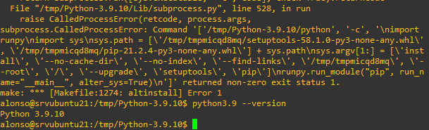 Instalar la última versión de Python en Linux Ubuntu