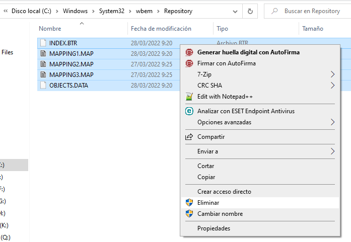 Solución al aviso El Centro de Seguridad de Windows muestra información incorrecta acerca de mi producto de seguridad de ESET