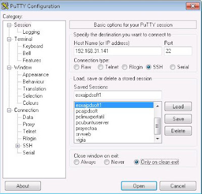 Acceso a servidor VMware ESXi con PuTTY y SSH