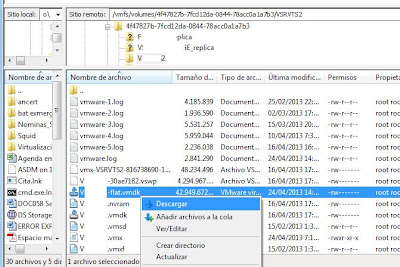 Acceso a servidor VMware ESXi con Filezilla Client y SSH, transferir ficheros entre equipo y ESXi