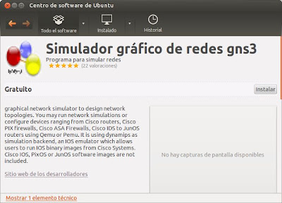 Instalar GNS3 en la distribución Linux Ubuntu 12.04 LTS