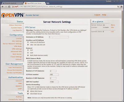 Instalación y configuración de OpenVPN Access Server en un servidor con Linux CentOS