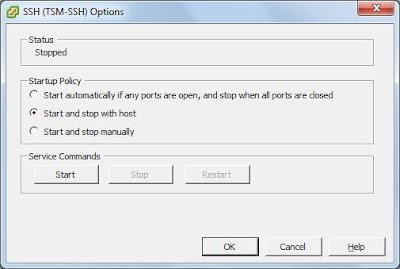 Activar SSH en servidor VMware ESXi mediante VMware vSphere Client