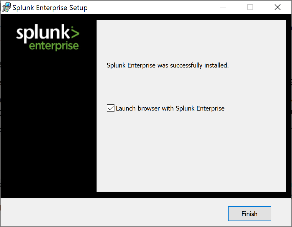Descarga e instalación de Splunk para Windows 10