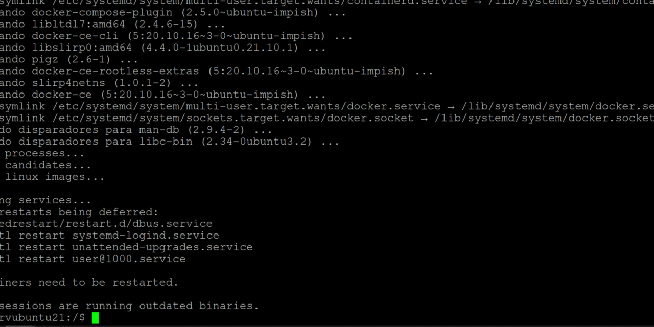 Instalar Docker en Linux Ubuntu y ejecución de contenedores de prueba
