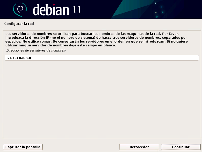 Instalar Linux Debian 11 mínimo sin modo gráfico