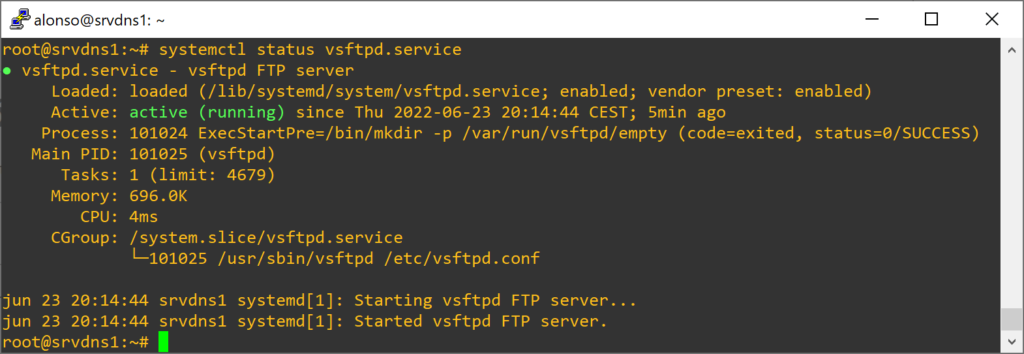 Instalar servidor FTP en Linux Debian 11 con vsftpd