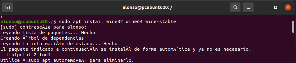 Instalar Wine x32 y x64 en Linux Ubuntu