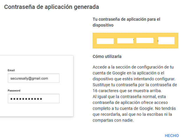 Solucionar error InvalidSecondFactor en el envío de e-mails desde aplicaciones externas con cuenta de Google GMail