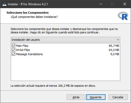 Descargar e instalar RStudio y R en Windows