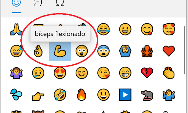 Insertar emoticonos emojis en cualquier programa en Windows 7, 8, 10 y 11