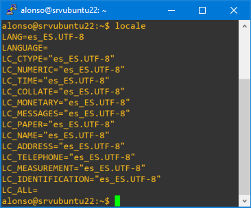 Cambiar idioma de Ubuntu Server