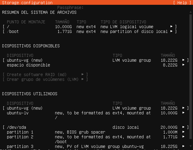 Instalar Linux Ubuntu Server 22