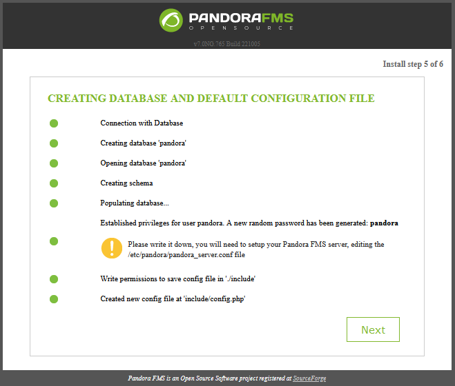 Instalar consola de gestión web Pandora FMS Console