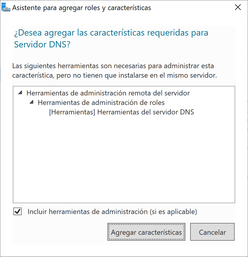 Instalar rol de Servicios de dominio de Active Directory (AD DS) y Servidor DNS