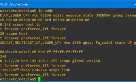 Establecer IP estática en Linux Ubuntu Server 22