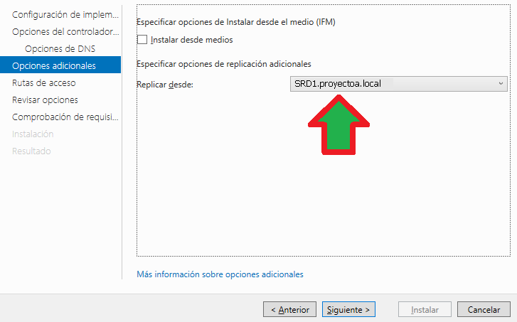 Agregar un segundo controlador Windows Server 2022 a dominio Active Directory