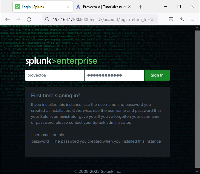 Instalar Splunk Enterprise 9.0.3 en Windows Server 2022
