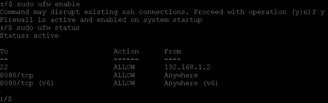 Instalar firewall ufw en Linux Debian 11