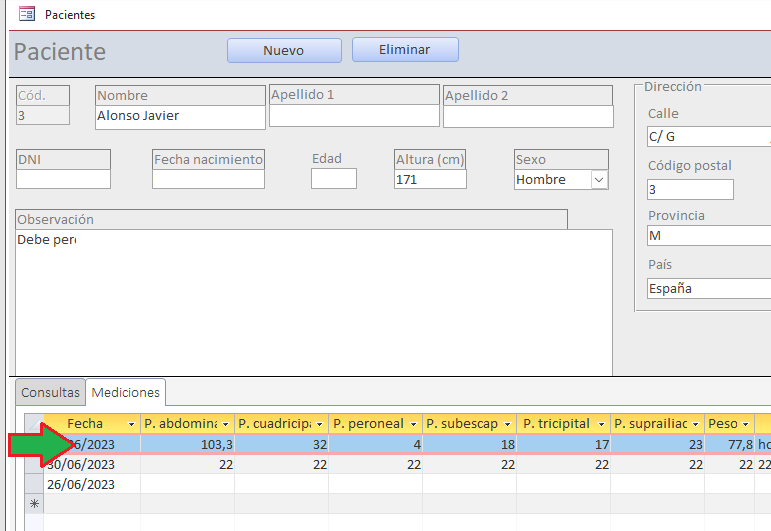 Objetivo: mostrar ventana modal al hacer doble clic en un registro de una hoja de datos