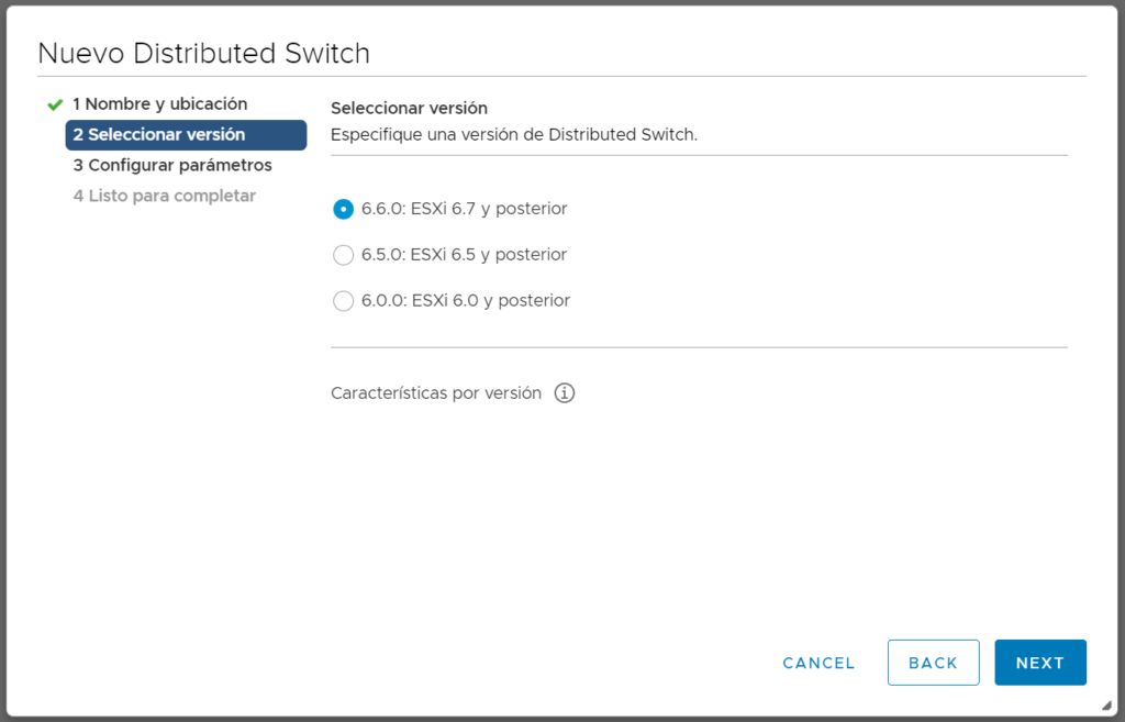 Crear switches distribuidos (Distributed Switch) y redes en vCenter Server