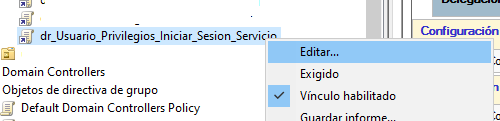 Solución al error El nombre de usuario del servicio no tiene el privilegio 'Iniciar sesión como un servicio'