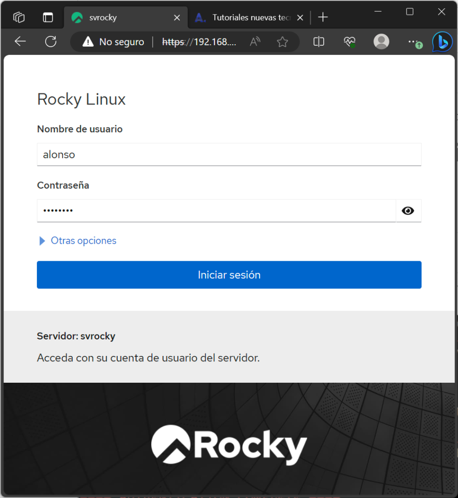 Activar acceso web para administración de Rocky Linux con Cockpit