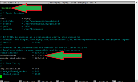 Instalar MySQL Server en Linux Ubuntu Server 22 usuario con privilegios y acceso externo