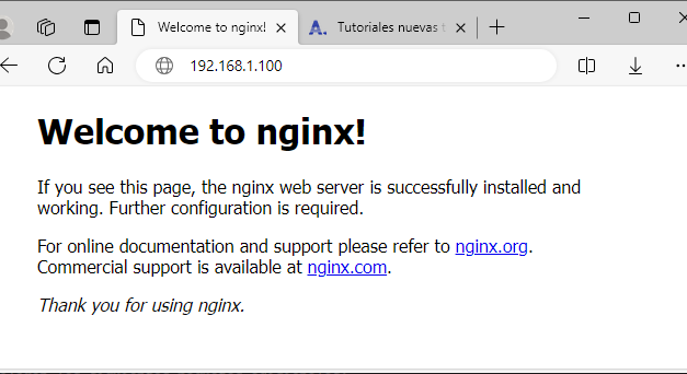 Instalar Nginx para montar servidor web en Ubuntu Server 22