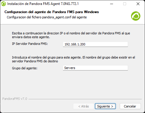 Instalar agente de Pandora FMS en equipo Windows