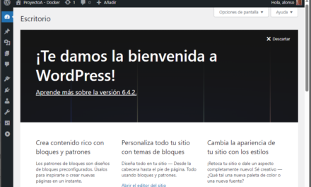 Desplegar sitio web con WordPress en Docker
