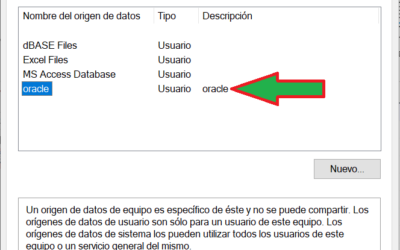 Instalar cliente de Oracle y ODBC para acceso desde equipos Windows